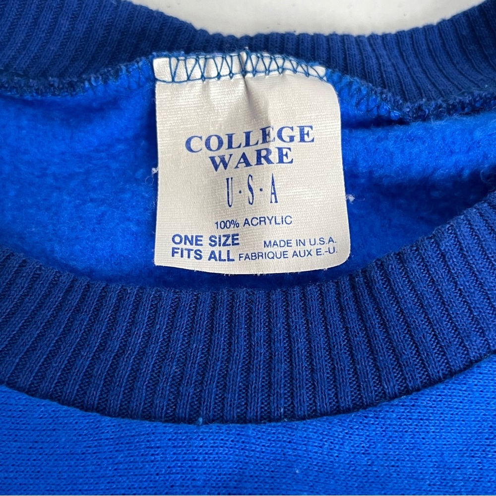 Vtg College Ware One Size Fits Most Sleepshirt University of Kansas KU Jayhawks - Picture 8 of 10